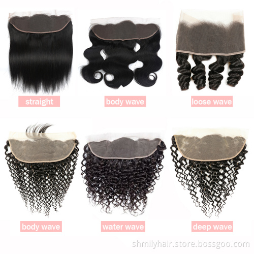 Wholesale Unprocessed Cuticle Aligned Hair , Virgin Mink Indian Hair Extension,Brazilian Human Hair Bundles With Closure Frontal